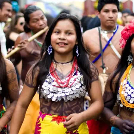 Embera women during the Embera Village Eco Tour